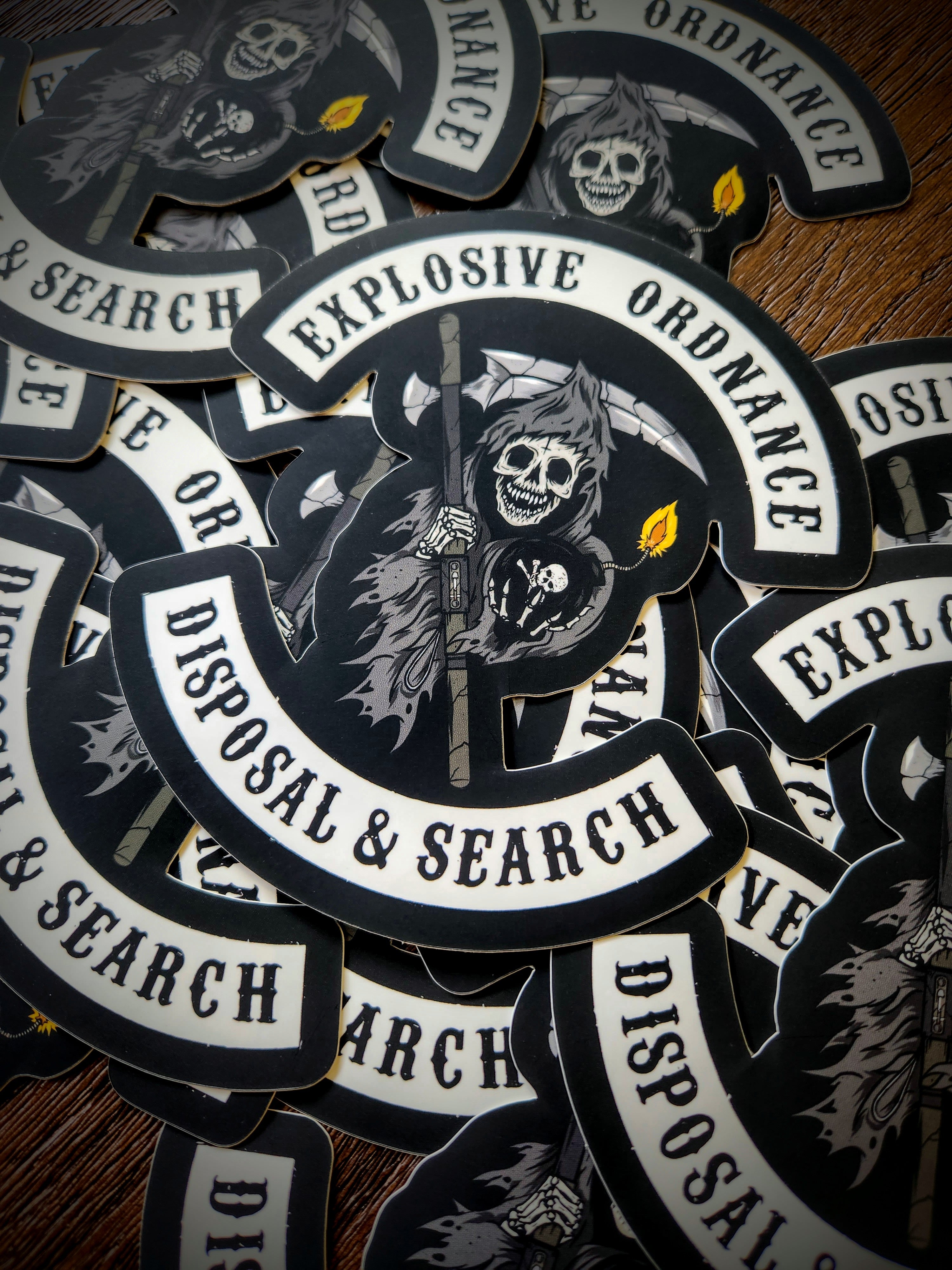 EOD & Search Sticker