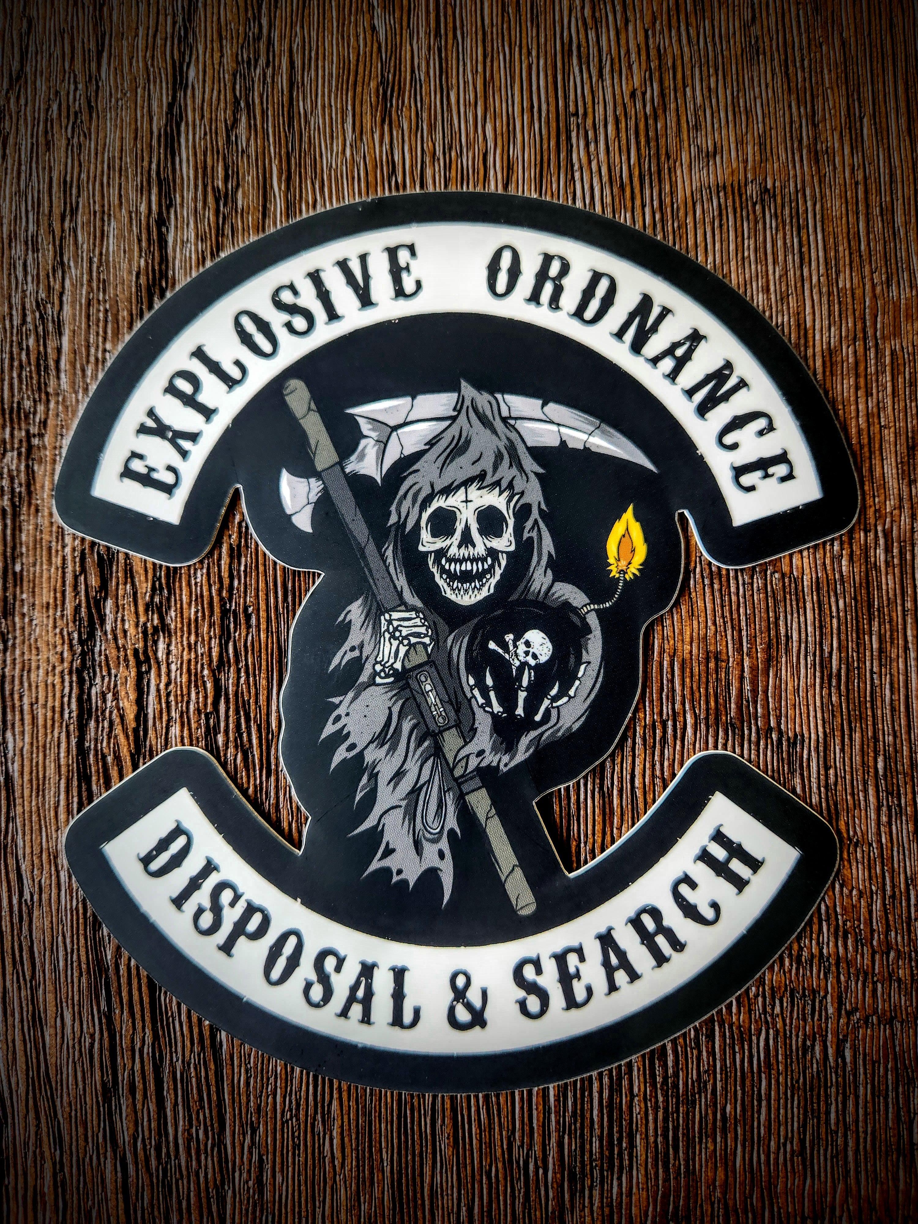 EOD & Search Sticker