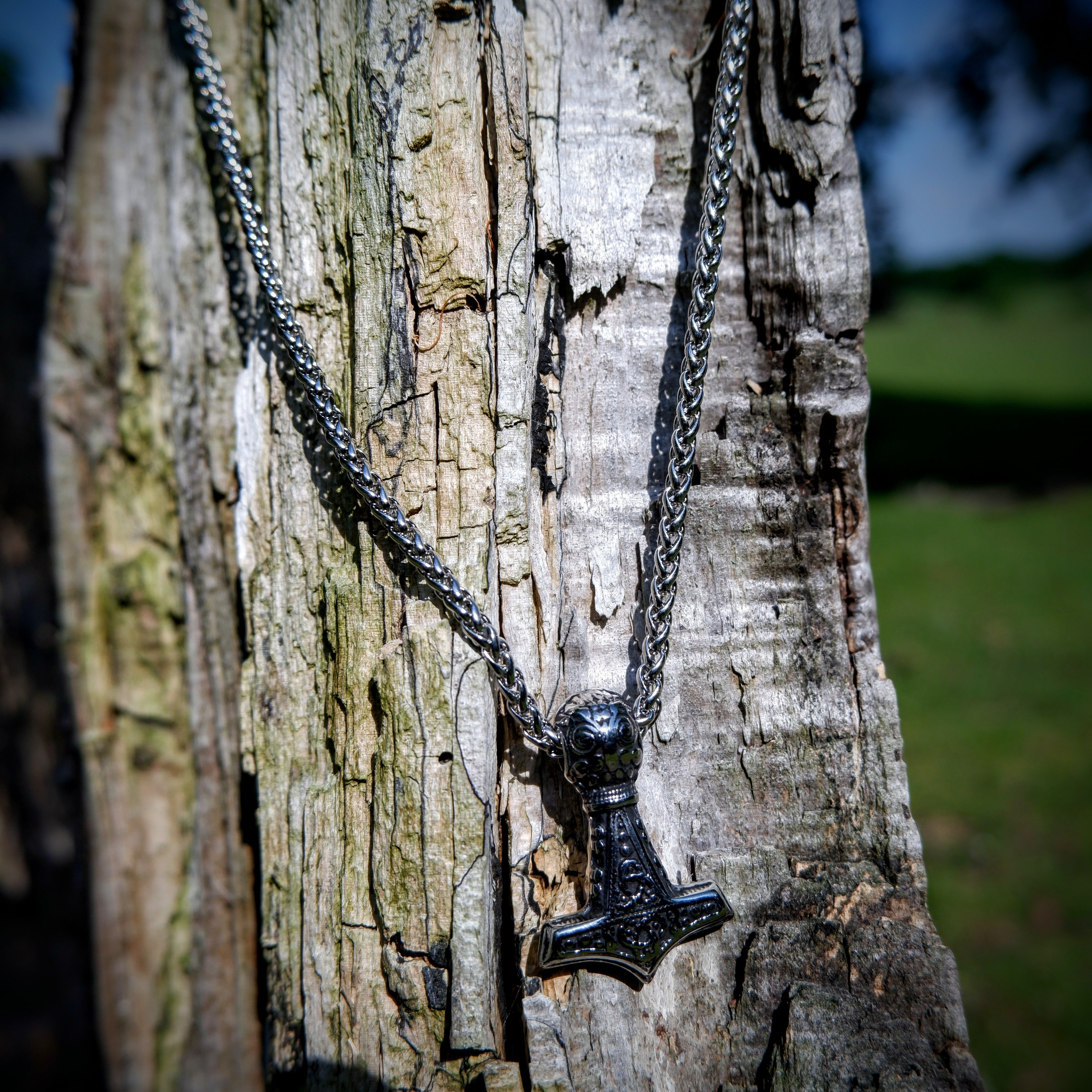 Mjolnir (Raven) Necklace