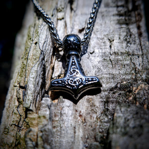 Mjolnir (Raven) Necklace