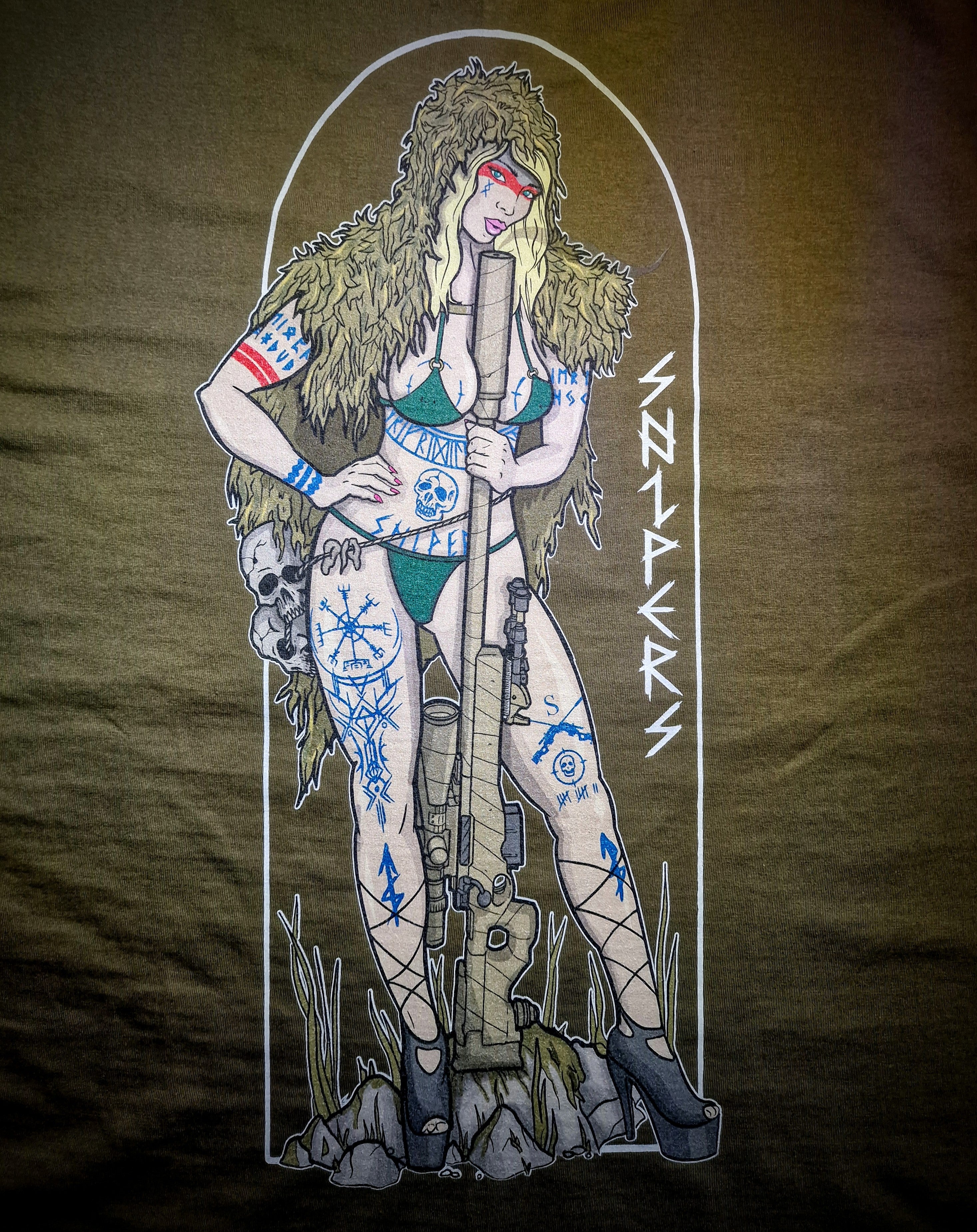 Sniper Pin-Up T-Shirt