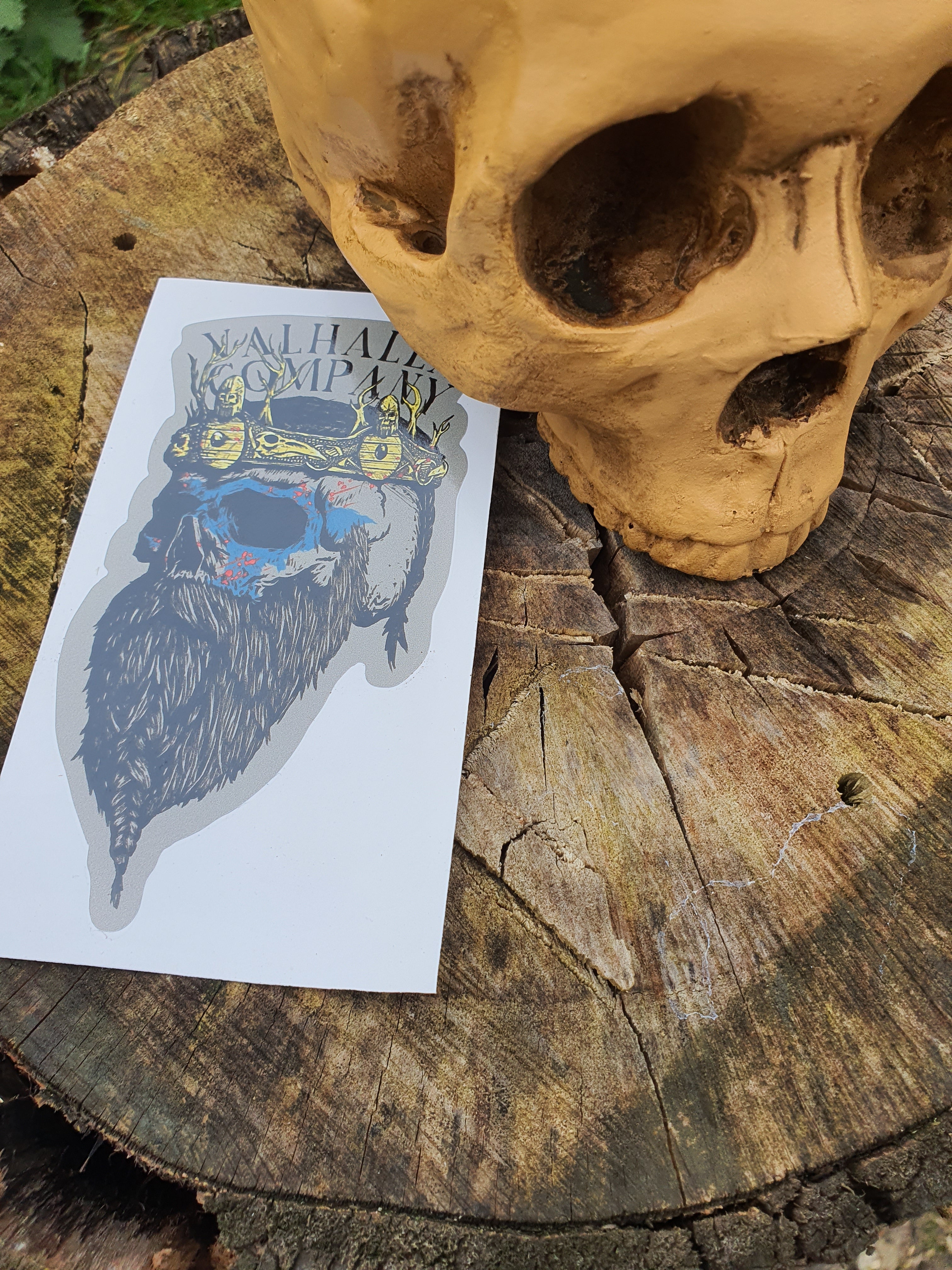 Heathen King Sticker