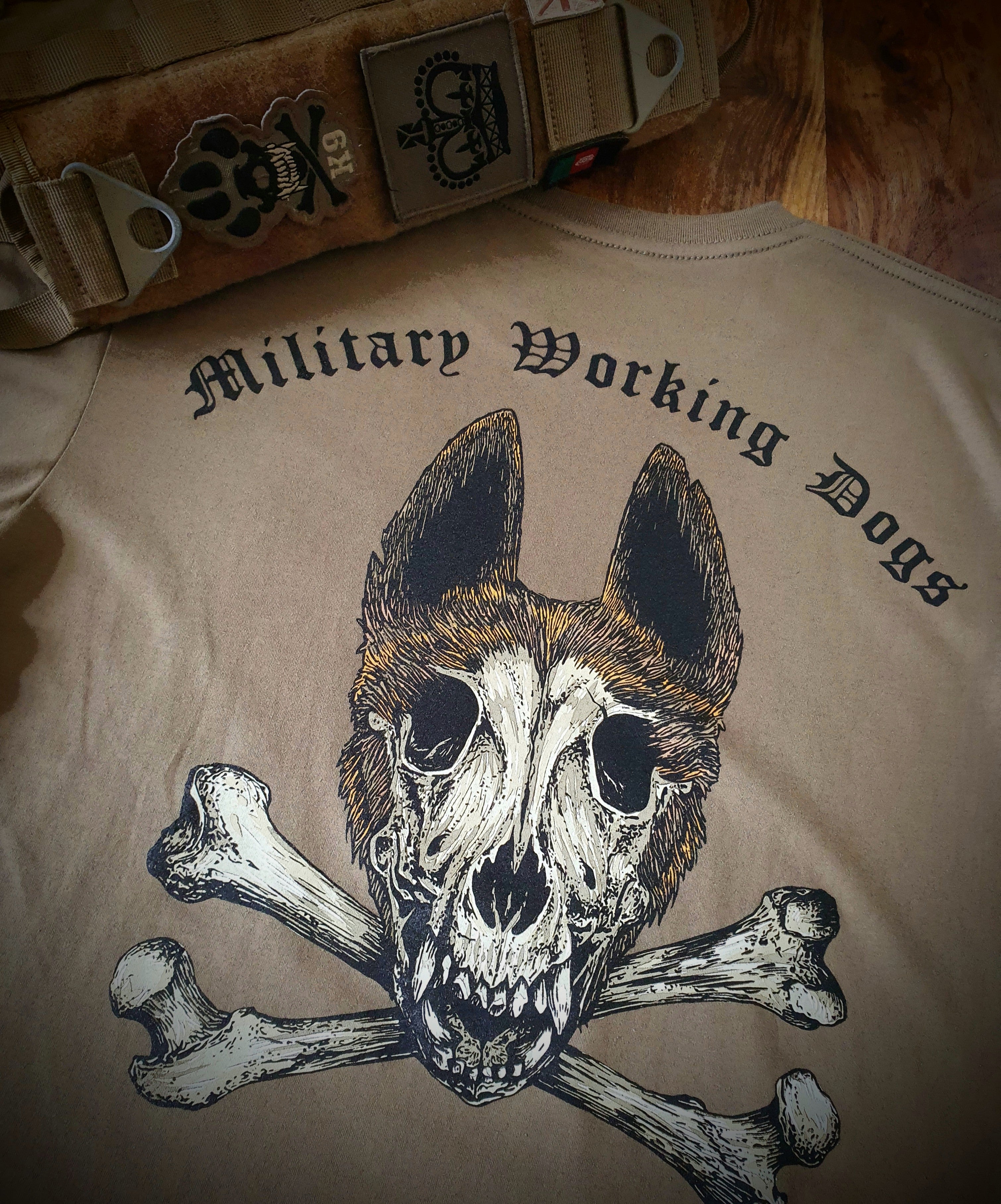 Military working hotsell dog t shirts