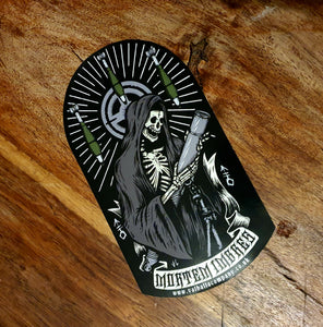 Death Rains Sticker