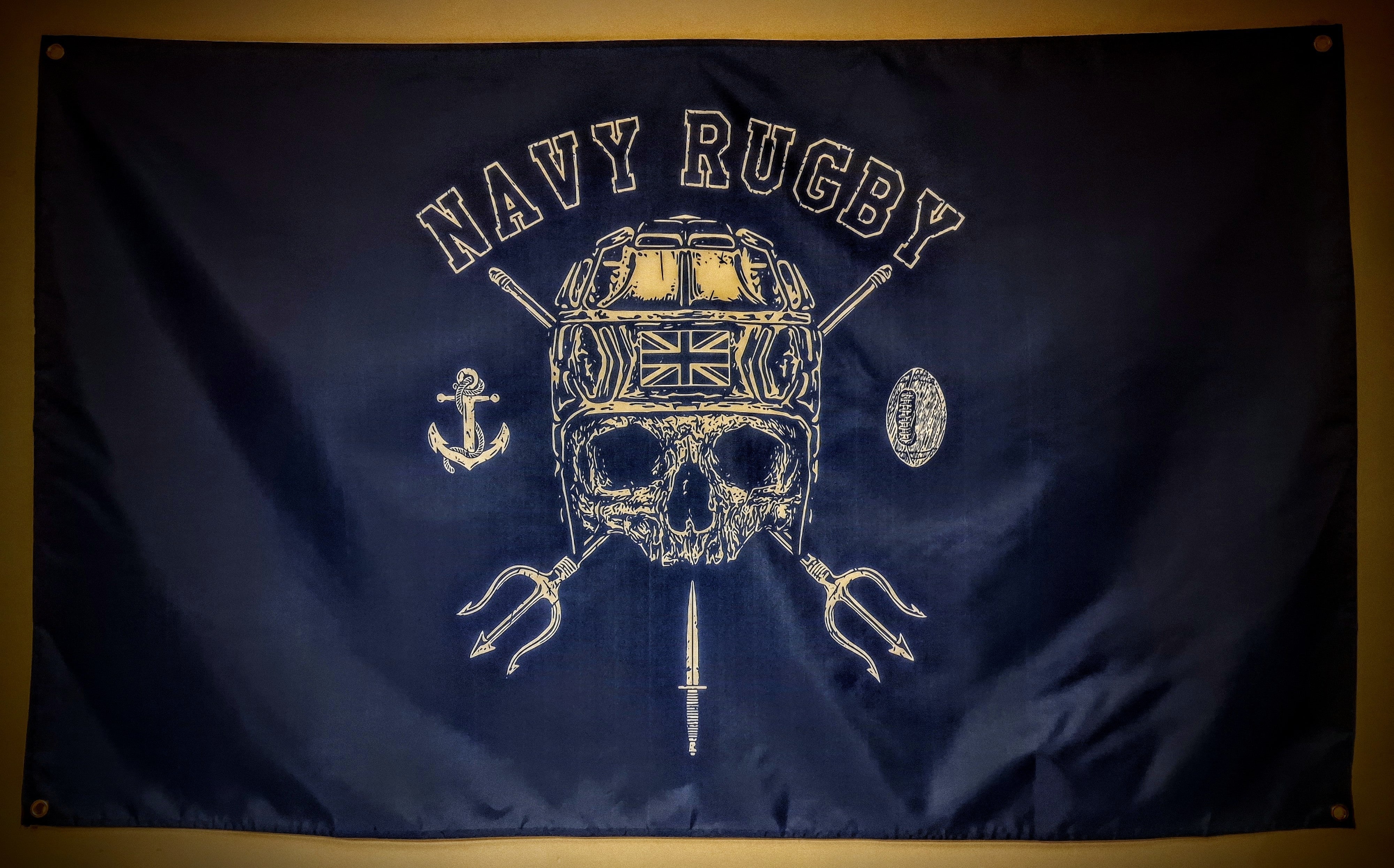 Navy Rugby Flag